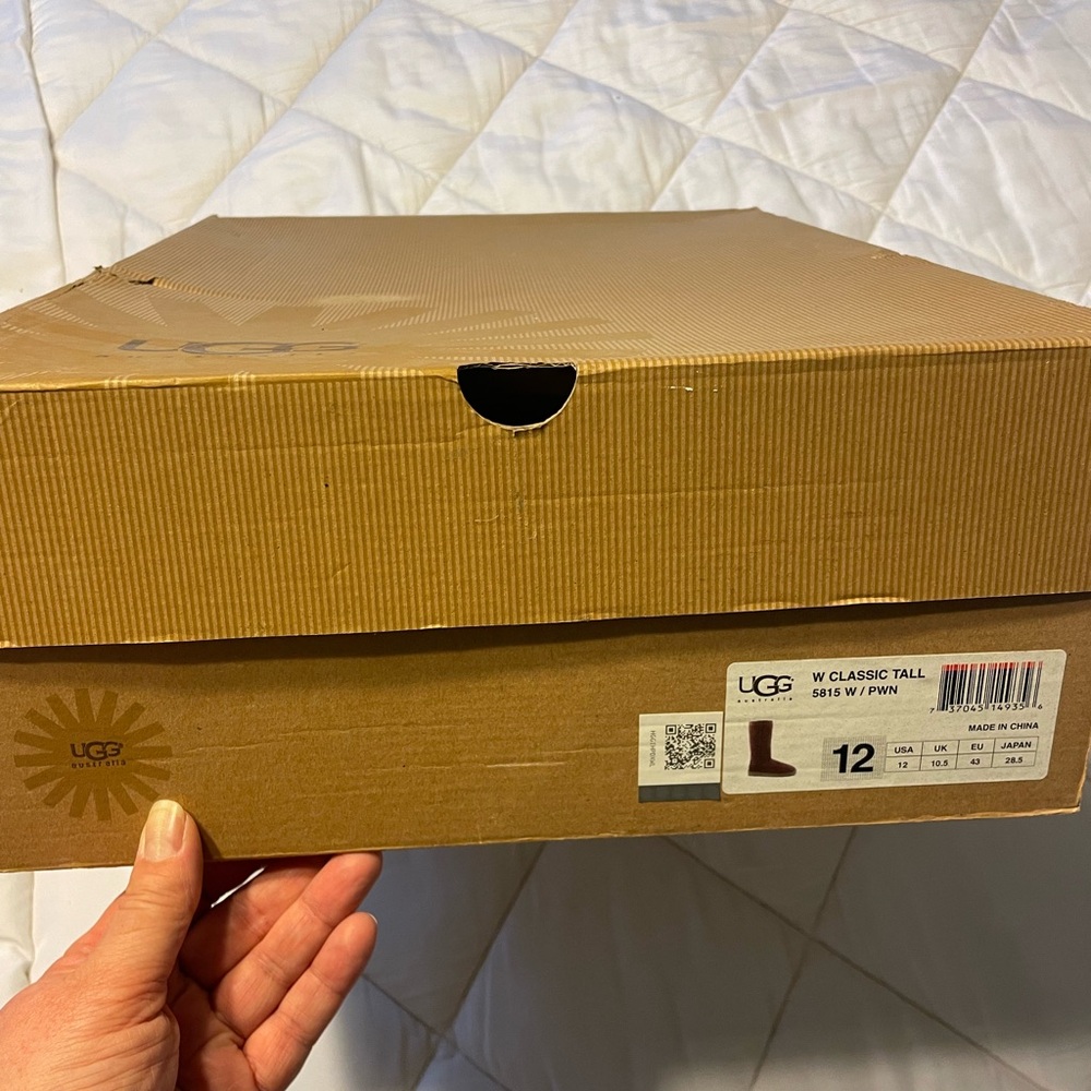 NEW Tall UGG boots Purple Sz 12 - Picture 8 of 9